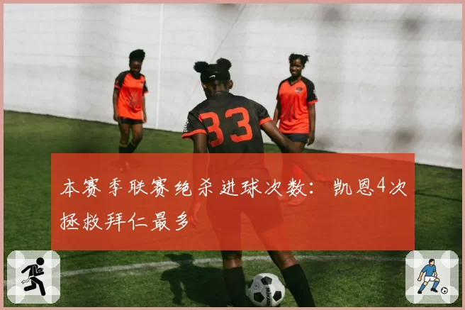 本赛季联赛绝杀进球次数：凯恩4次拯救拜仁最多